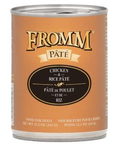 Fromm Chicken & Rice Pate Canned Dog Food - 12x12oz