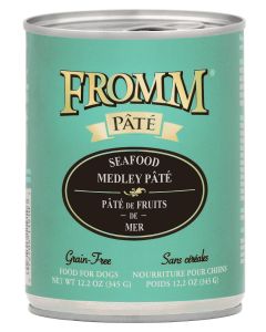 Fromm Grain-Free Seafood Medley Pate Canned Dog Food - 12x12oz