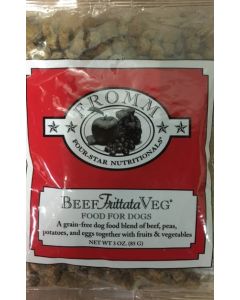 Fromm Four-Star Grain Free Beef Frittata Veg Dry Dog Food - Sample