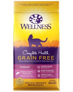 Wellness Complete Health Grain Free Salmon & Herring Meal Indoor Dry Cat Food