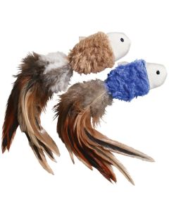 KONG Crinkle Fish Cat Toy - Assorted Colors