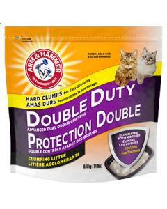 Arm & Hammer Double Duty Cat Litter in Re-sealable Bag - 6.4kg (14lb)