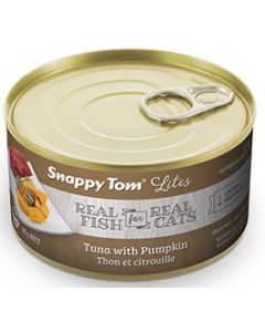Snappy Tom Lites Tuna with Pumpkin Canned Cat Food 24 x 85g