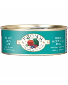 Fromm Four-Star Salmon & Tuna Pate Canned Cat Food 12x5.5oz