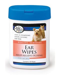 Four Paws Ear Wipes for Dogs & Cats - 30ct