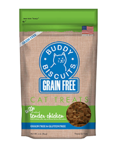 Cloud Star Grain-Free Buddy Biscuits Tender Chicken Cat Treats 3oz