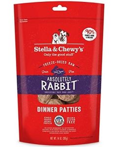 Stella & Chewy's Absolutely Rabbit Dinner Patties Freeze-Dried Dog Food