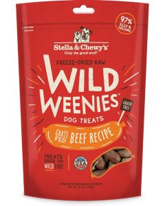 Stella & Chewy's Wild Weenies Grass-Fed Beef Freeze-Dried Dog Treats 11.5oz