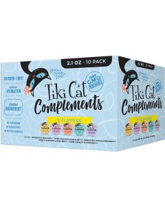 Tiki Cat Complements Variety Pack Wet Cat Food Topper - 10 x 2.1oz