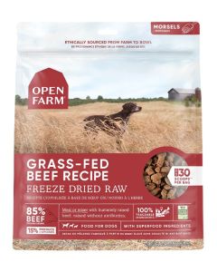 Open Farm Grain-Free Grass-Fed Beef Recipe Freeze Dried Raw Dog Food