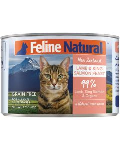 Feline Natural Grain-Free New Zealand Lamb & Salmon Feast Canned Cat Food