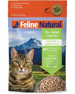 Feline Natural Chicken & Lamb Feast Raw Freeze-Dried Cat Food