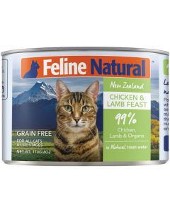Feline Natural Grain-Free New Zealand Chicken & Lamb Feast Canned Cat Food