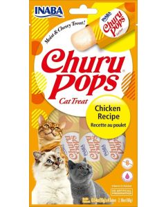 Inaba Churu Pops Grain-Free Chicken Cat Treats 