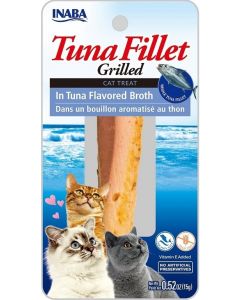 Inaba Ciao Grain-Free Grilled Tuna in Tuna Flavored Broth Cat Treats 0.52oz