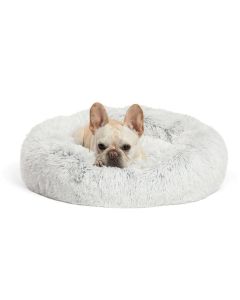 Best Friends by Sheri The Original Calming Donut Dog Bed in Shag Fur