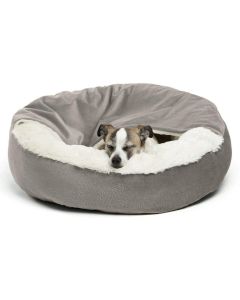 Best Friends by Sheri Cozy Cuddle Ilan Dog Bed - Grey