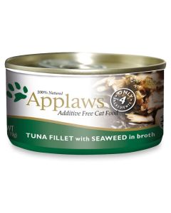 Applaws Tuna Fillet with Seaweed in Broth Canned Cat Food
