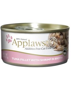 Applaws Tuna Fillet with Shrimp in Broth Canned Cat Food