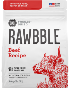 Bixbi Rawbble Beef Freeze-Dried Dog Food