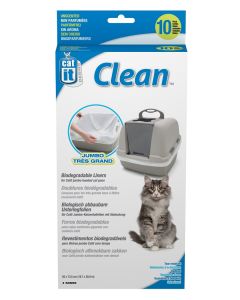 Catit Clean Liners for Jumbo Cat Pan - 10 pack - Unscented