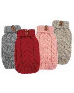 FouFou Dog Hand-Knit Cityscape Dog Sweaters