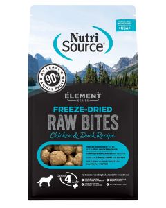 NutriSource Element Series Chicken & Duck Freeze Dried Raw Dog Food