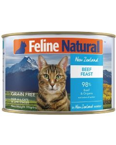 Feline Natural Grain-Free New Zealand Beef Feast Canned Cat Food