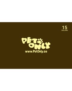 FREE $15 PetOnly.ca E-Gift Card with purchase of $300+