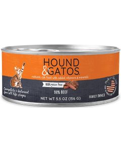 Hound & Gatos 98% Beef Canned Cat Food