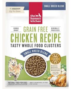 The Honest Kitchen Grain-Free Whole Food Clusters Chicken Small Breed Dry Dog Food 