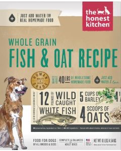 The Honest Kitchen Whole Grain Fish & Oat Dehydrated Dog Food 