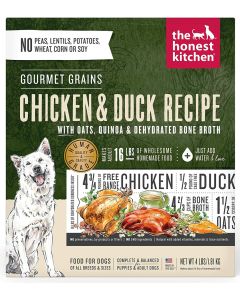 The Honest Kitchen Gourmet Grains Chicken & Duck Dehydrated Dog Food 