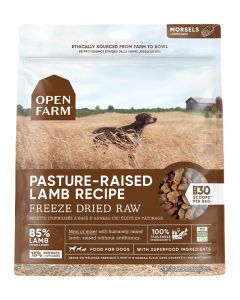 Open Farm Grain-Free Pasture Raised Lamb Recipe Freeze Dried Raw Dog Food