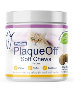 ProDen PlaqueOff Soft Chews For Cats - 45 ct