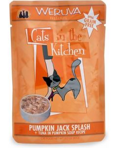 Weruva Cats in the Kitchen Pumpkin Jack Splash Tuna in Pumpkin Soup Cat Food Pouches