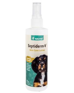 NaturVet Septiderm-V Skin Care Lotion for Dog & Cat