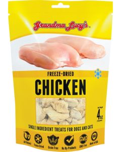 Grandma Lucy's Freeze-Dried Singles Chicken Dog & Cat Treats 4oz