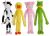 Multipet Minipet Swingin Selvin Assorted 12" Dog Toy