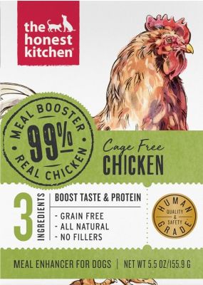 The Honest Kitchen Meal Booster 99% Chicken Wet Dog Food Topper - 12x5.5oz