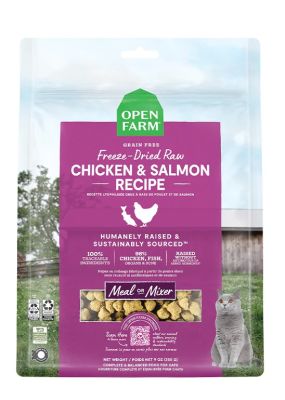 Open Farm Grain-Free Chicken & Salmon Freeze Dried Raw Cat Food