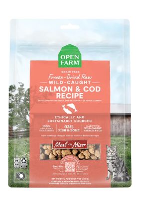 Open Farm Grain-Free Salmon & Cod Freeze Dried Raw Cat Food