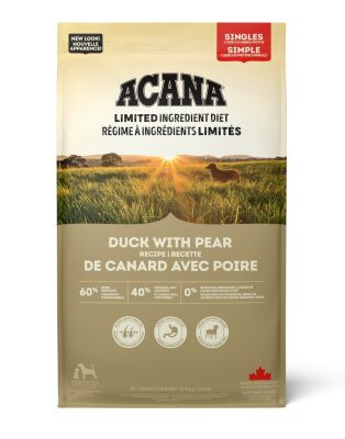 Acana Singles Limited Ingredient Duck With Pear Recipe Grain-Free Dry Dog Food