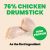 Almo Nature Natural HQS Chicken Drumstick in Broth Grain-Free Canned Cat Food