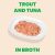 Almo Nature Natural HQS Trout and Tuna in Broth Grain-Free Canned Cat Food 24x2.5oz