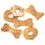 Fieldcrest Farms Nothin' to Hide Beef Rings & Bones Dog Chew - 12ct