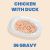 Almo Nature Complete HQS Chicken & Duck in Gravy Grain-Free Canned Cat Food 24x2.47oz