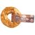 Fieldcrest Farms Nothin' to Hide Peanut Butter Bagel 3" Dog Chew In Bulk- 24ct