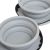 Goo-eez Collapsible and Portable Silicone Double Bowl