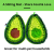 PawzNDogz Delicious Avocado Anti-Bite Snuffle Mat For Dog- Challenge Level 3